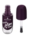 ESSENCE Gel Nail Colours żelowy lakier do paznokci 84 Black Plum & Done 8ml