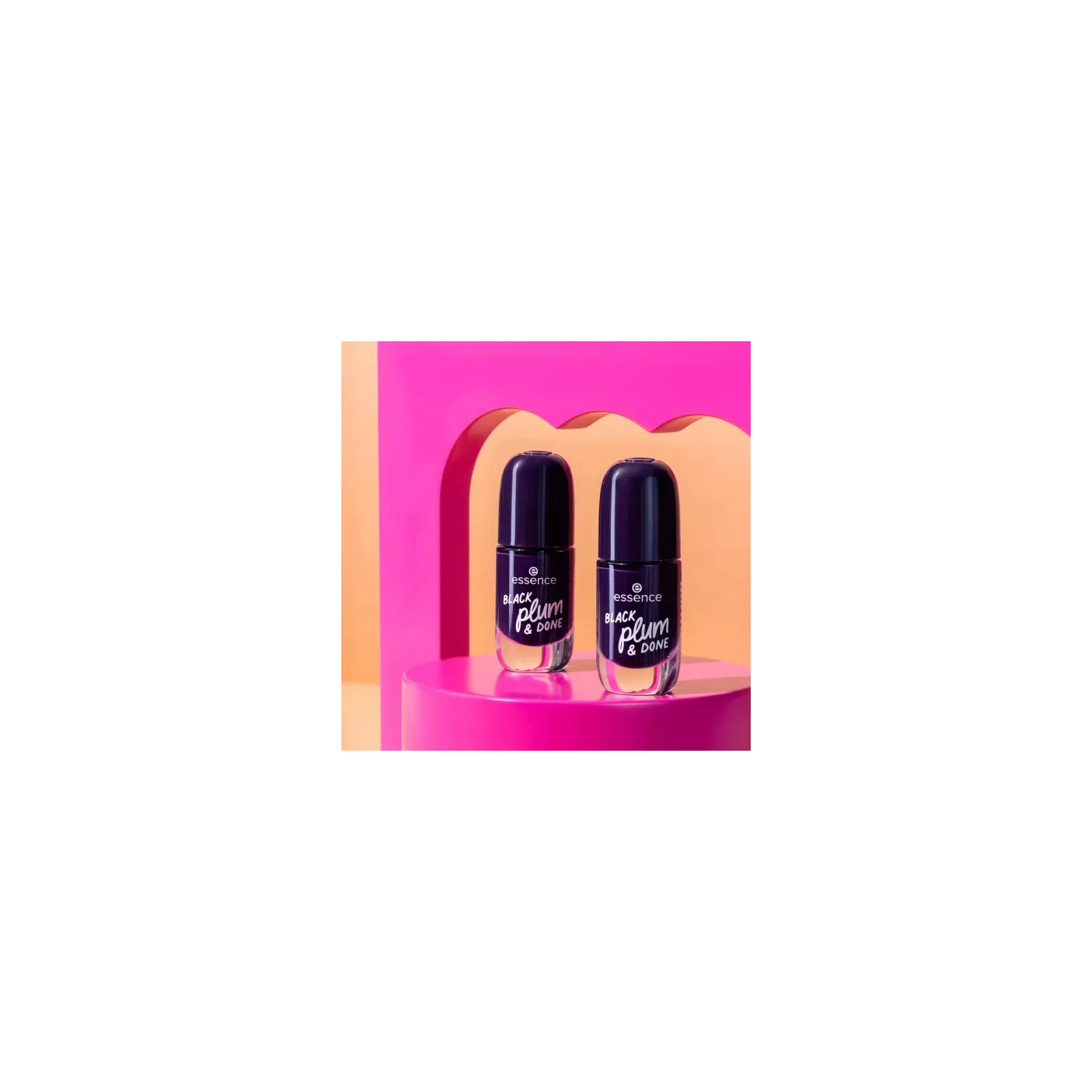 ESSENCE Gel Nail Colours żelowy lakier do paznokci 84 Black Plum & Done 8ml