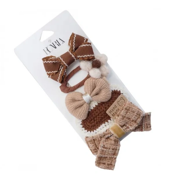 ECARLA zestaw spinek do włosów dla dziewczynek SP241 5szt