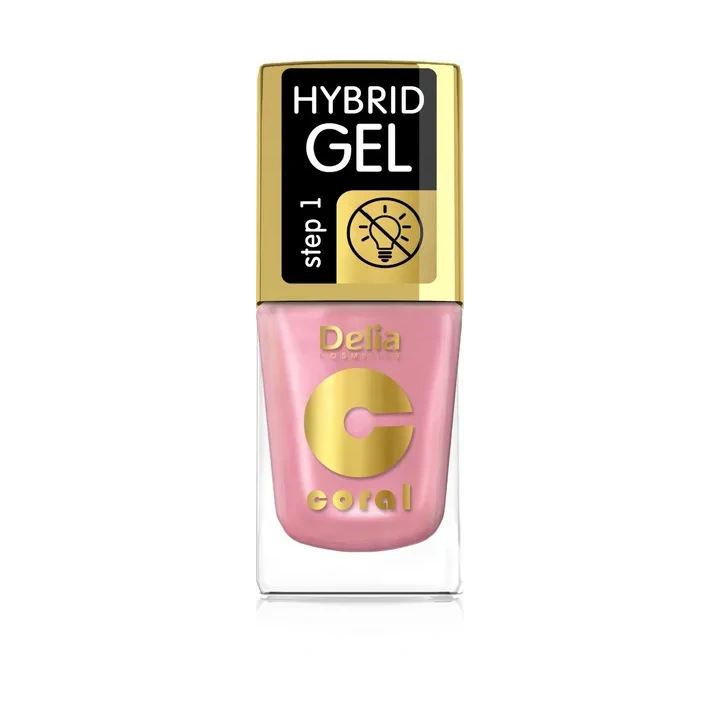 DELIA Coral Hybrid Gel hybrydowy lakier do paznokci 68 11ml
