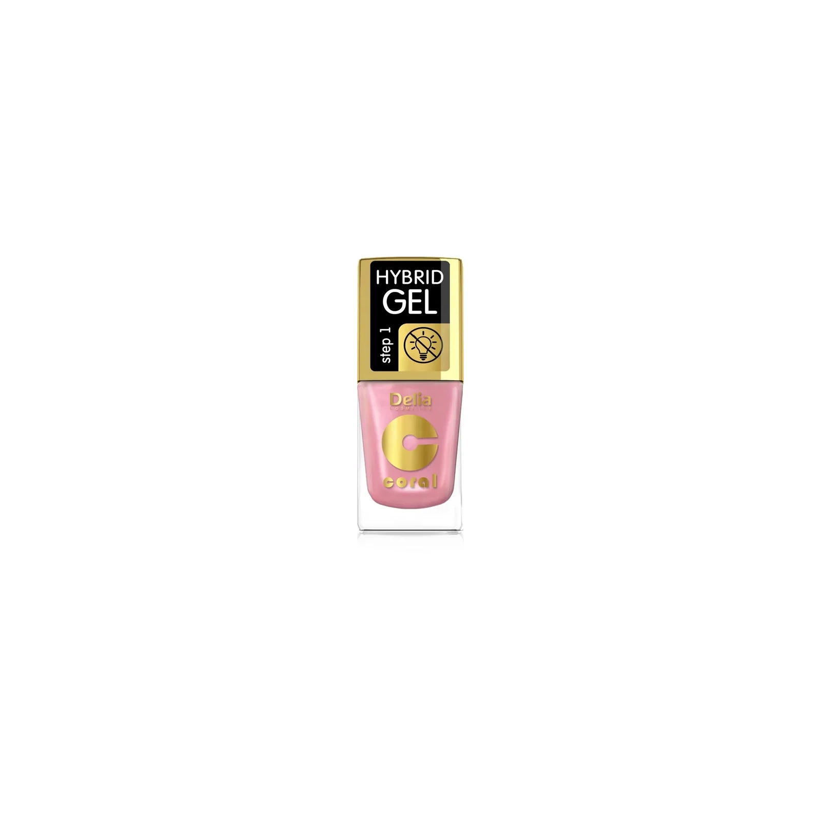 DELIA Coral Hybrid Gel hybrydowy lakier do paznokci 68 11ml