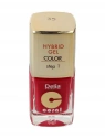 DELIA Coral Hybrid Gel lakier do paznokci 35 Czerwony Koralowy 11ml