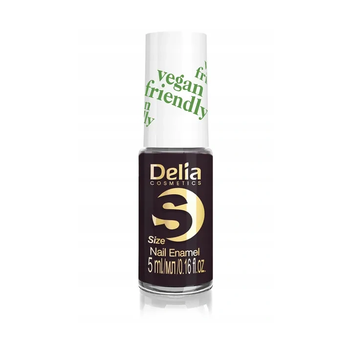 DELIA Vegan Friendly Size S lakier do paznokci 225 Black Berry 5ml