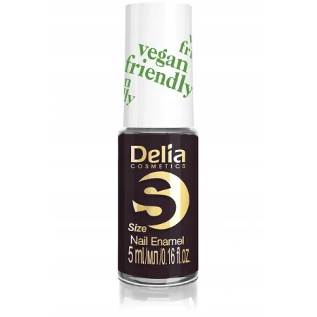 DELIA Vegan Friendly Size S lakier do paznokci 225 Black Berry 5ml