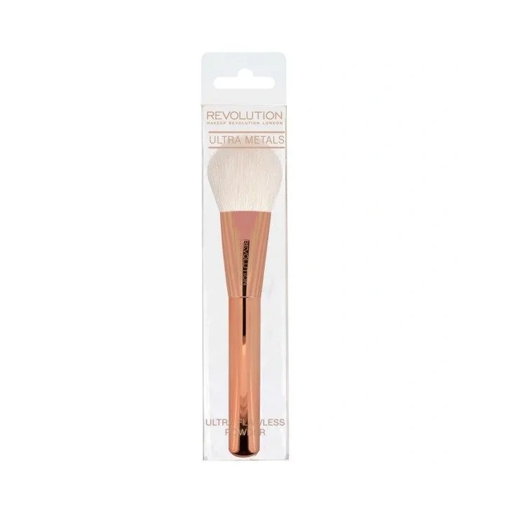 MAKEUP REVOLUTION Powder pędzel F301 biały