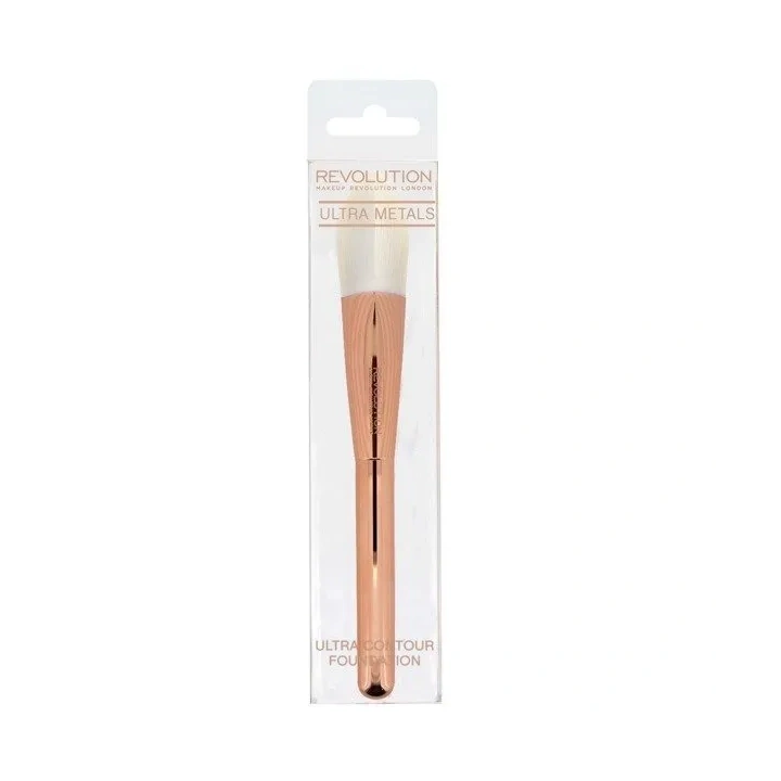 MAKEUP REVOLUTION Foundation pędzel F302 biały