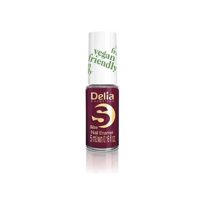 DELIA Vegan Friendly Size S lakier do paznokci 216 Cherry Bomb 5ml