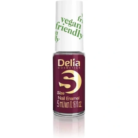 DELIA Vegan Friendly Size S lakier do paznokci 216 Cherry Bomb 5ml