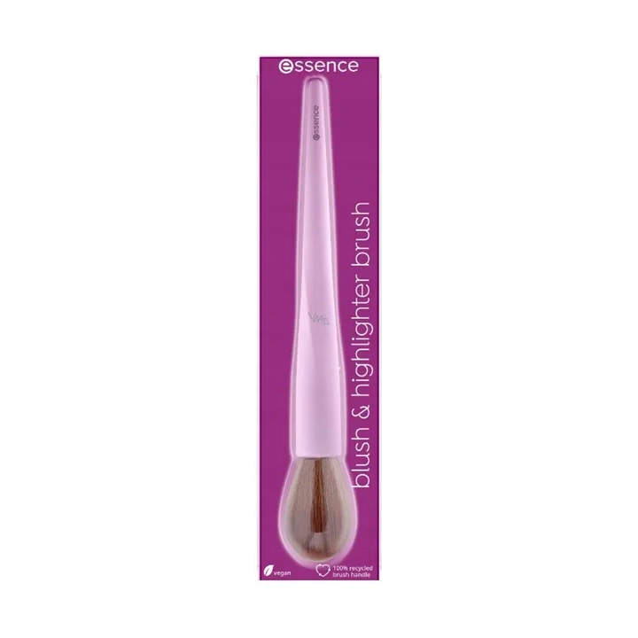ESSENCE Brush Blush & Highlighter pędzel do różu i rozświetlacza 01 It's Glow Time 