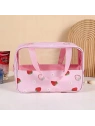 ECARLA kosmetyczka kuferek rozmiar M 31x10x20cm Truskawki KS148