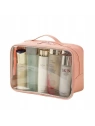 ECARLA kosmetyczka organizer na kosmetyki 26x 20x 11cm Różowa KS105WZ2