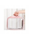 ECARLA kosmetyczka organizer na kosmetyki 26x 20x 11cm Różowa KS105WZ2