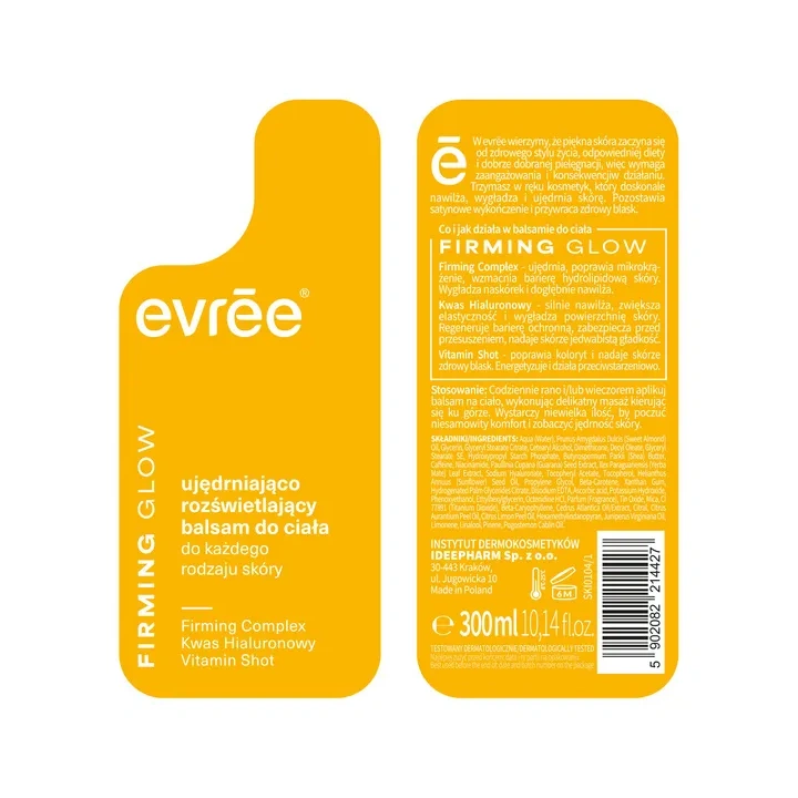 EVREE Firming Glow ujędrniająco rozświetlający balsam do ciała 300ml