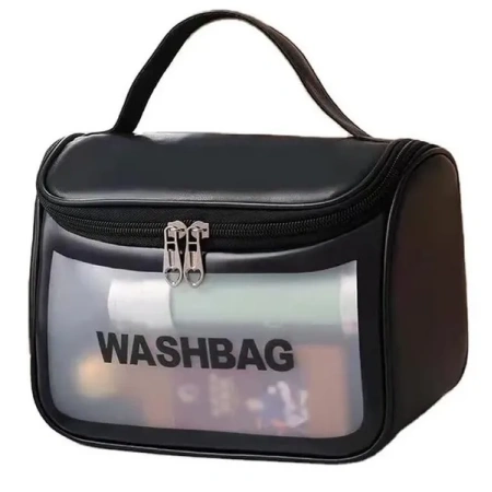 ECARLA Kosmetyczka WashBag kuferek Czarny KS46CZ