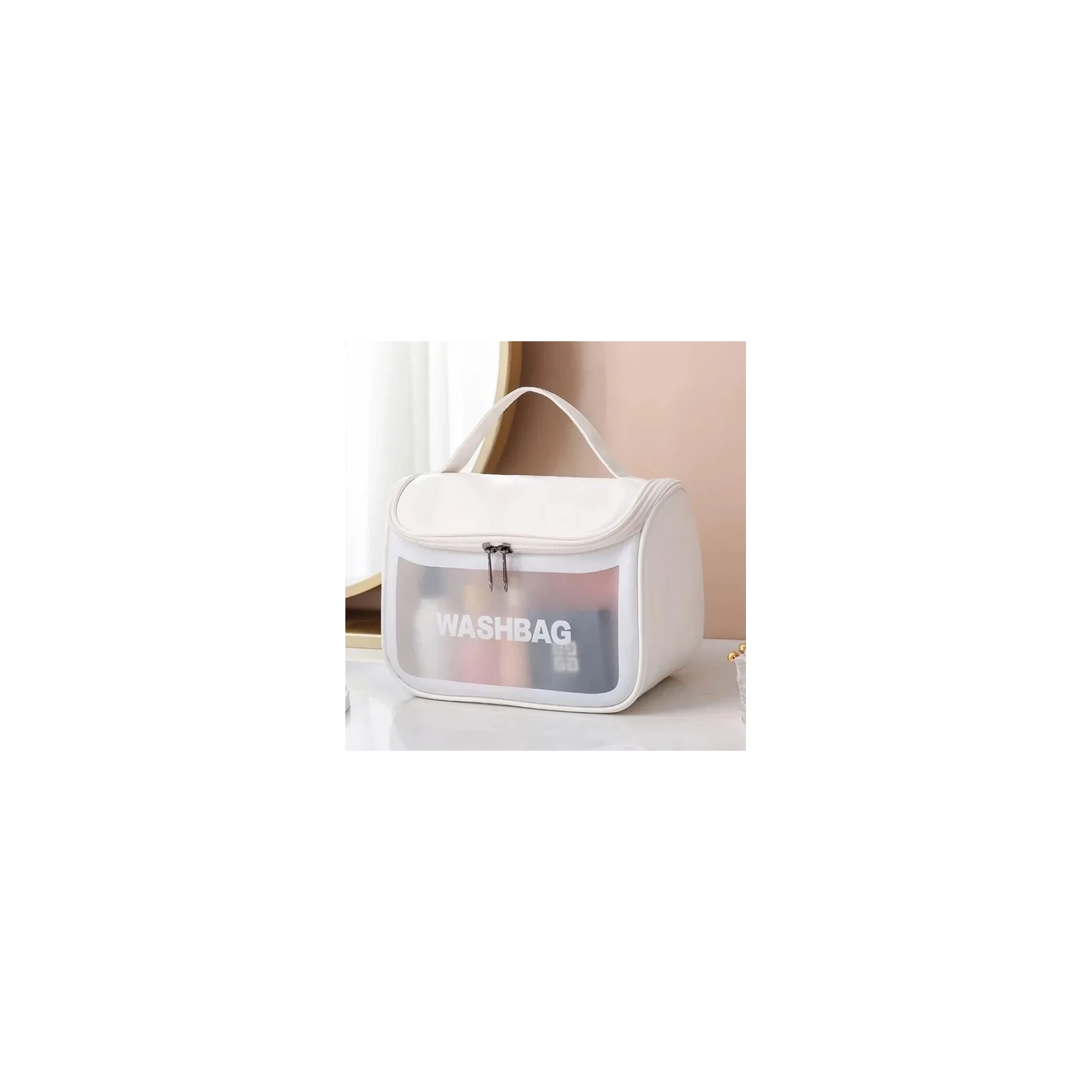 ECARLA kosmetyczka WashBag Biała KS46B