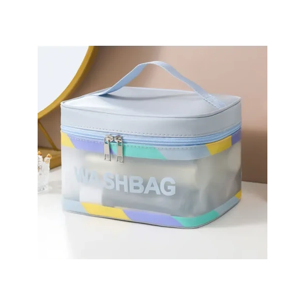 ECARLA kosmetyczka WashBag kuferek Niebieska KS73