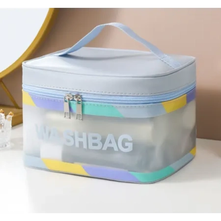 ECARLA kosmetyczka WashBag kuferek Niebieska KS73