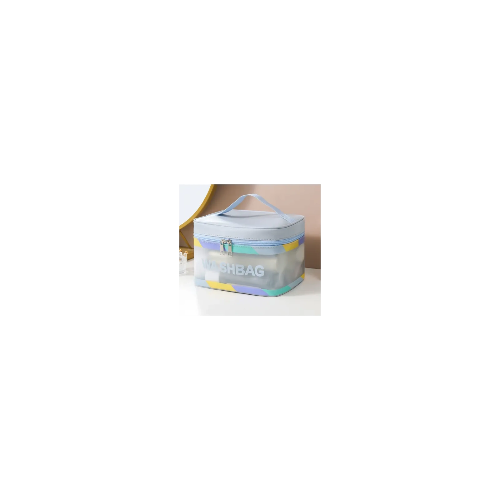 ECARLA kosmetyczka WashBag kuferek Niebieska KS73