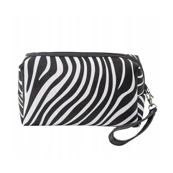 ECARLA kosmetyczka Paski zebra KS49