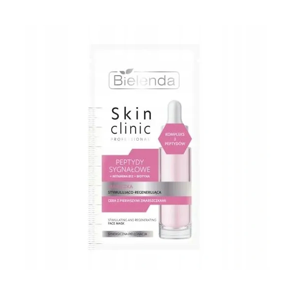 BIELENDA Skin Clinic maseczka do twarzy regenerująca Peptydy Sygnałowe 8g