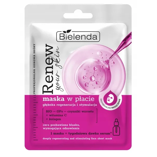 BIELENDA Renew Your Skin maseczka do twarzy głęboko regenerująca 1szt