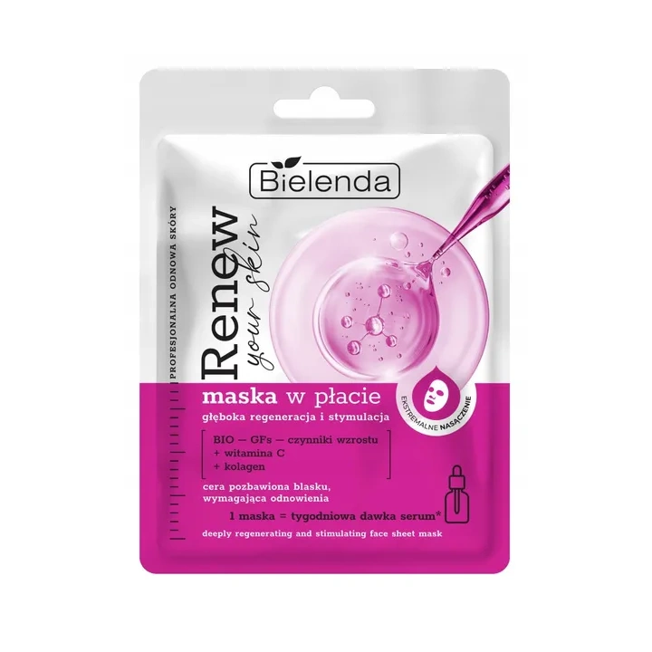 BIELENDA Renew Your Skin maseczka do twarzy głęboko regenerująca 1szt