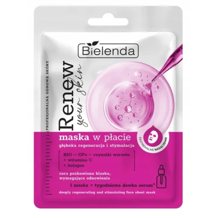 BIELENDA Renew Your Skin maseczka do twarzy głęboko regenerująca 1szt