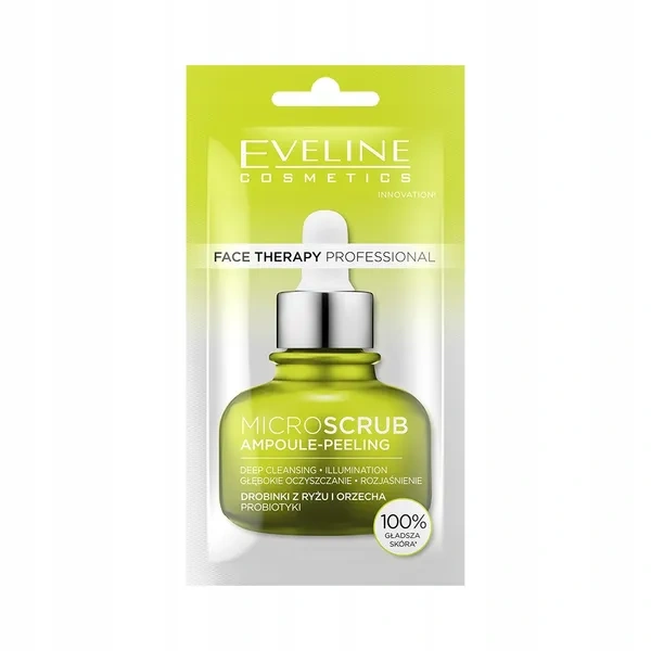 Eveline EVELINE Face Therapy Ampoule Maske für das Gesicht Microscrub 8ml — Inhaltsstoffe i ocena
