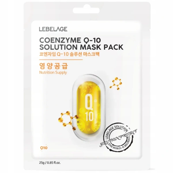 LABELAGE Coenzyme Q-10 Solution Mask Pack maseczka w płachcie odżywcza 25g