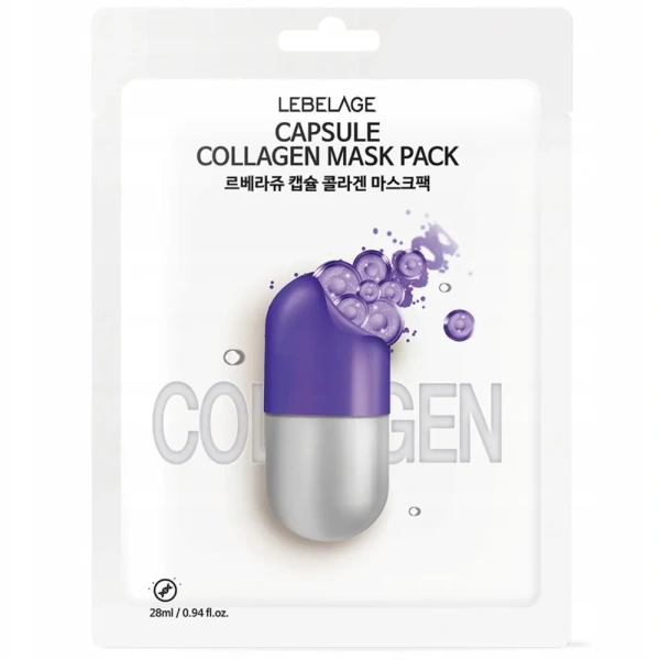 LABELAGE Capsule Collagen Mask Pack maseczka do twarzy w płachcie ujędrniająca 28ml