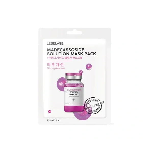 LEBELAGE Madecassoside Solution Mask Pack maseczka do twarzy w płachcie regenerująca 25g