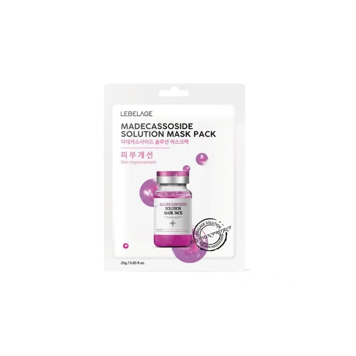 LEBELAGE Madecassoside Solution Mask Pack maseczka do twarzy w płachcie regenerująca 25g
