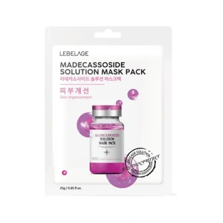 LEBELAGE Madecassoside Solution Mask Pack maseczka do twarzy w płachcie regenerująca 25g