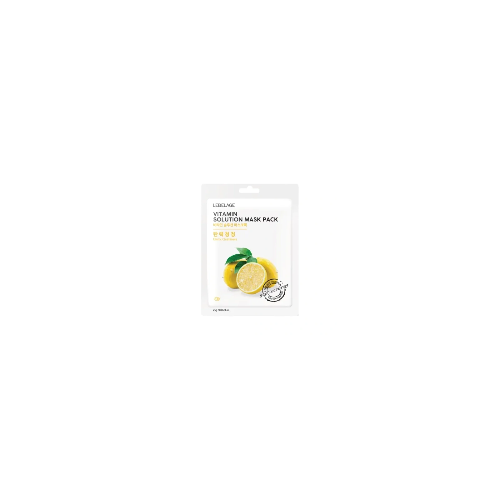 LEBELAGE Vitamin Solution Mask Pack maseczka do twarzy w płachcie energetyzująca 25g