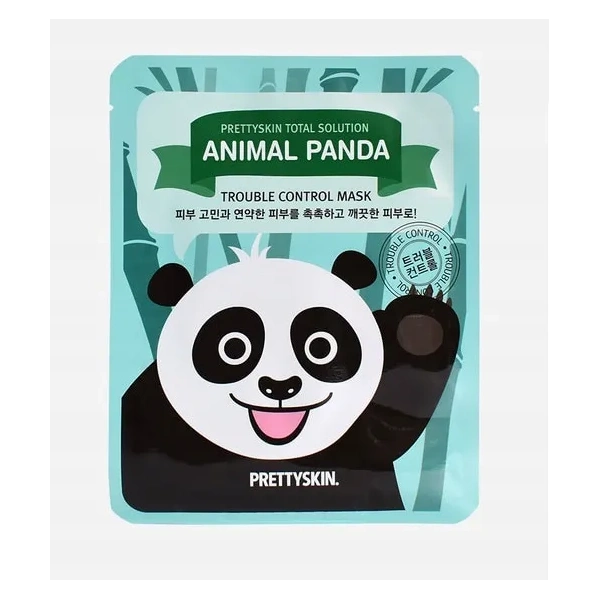 PRETTYSKIN Total Solution łagodząca maseczka do twarzy PANDA 25g