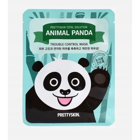 PRETTYSKIN Total Solution łagodząca maseczka do twarzy PANDA 25g