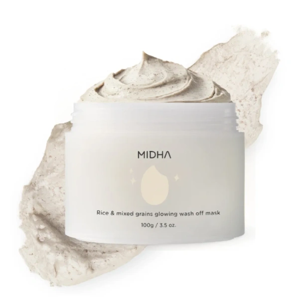MIDHA Rice To Meet You maseczka do twarzy z Ryżem i Zbożami 100ml