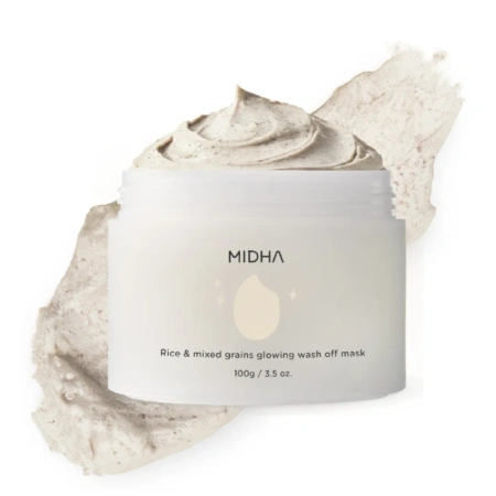 MIDHA Rice To Meet You maseczka do twarzy z Ryżem i Zbożami 100ml