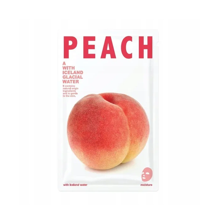 ICELAND WATER maseczka do twarzy w płacie Peach