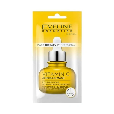 EVELINE Face Therapy Ampoule maseczka do twarzy Vitamin C 8ml