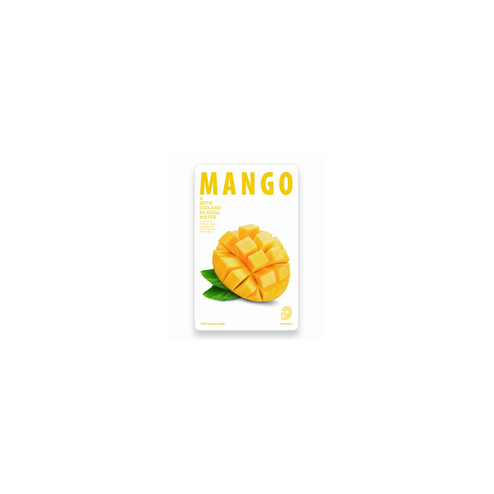 CONNY Iceland Water maseczka odświeżająca Mango płat 1szt