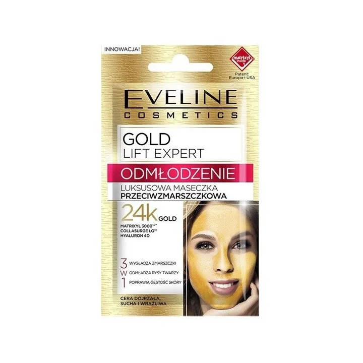 EVELINE Gold Lift Expert maseczka 24K Gold 7ml
