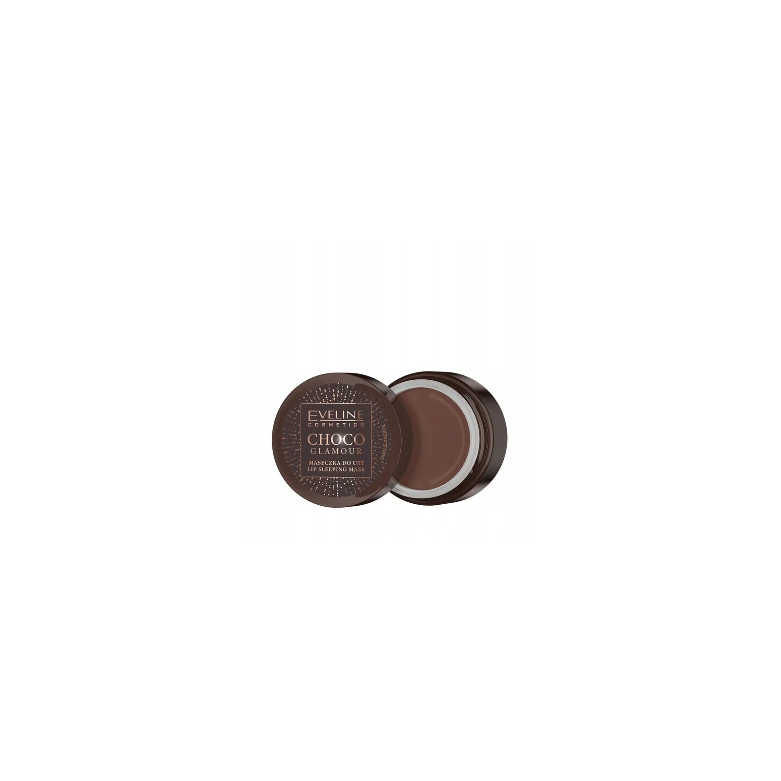 EVELINE Choco Glamour Intensywnie regenerująca maseczka do ust na noc 12ml