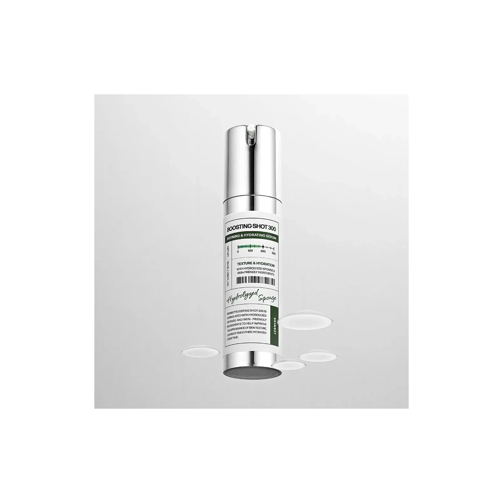SKIN627 Boosting Shot 300 zestaw serum i maseczka kojąco nawilżająca 50+22ml