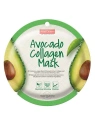 PUREDERM Collagen Mask maska do twarzy w płacie Avocado 18g