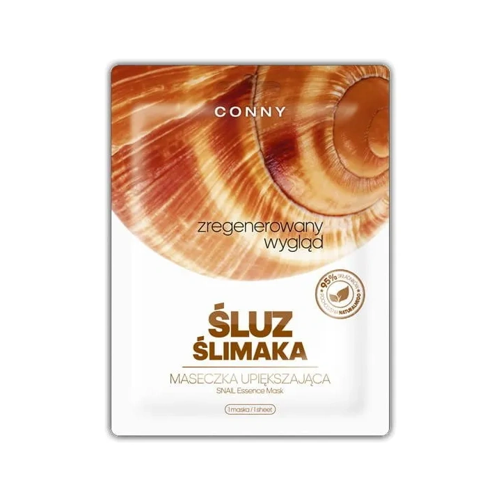 CONNY maska na twarz regenerująca Śluz Ślimaka płat 23g