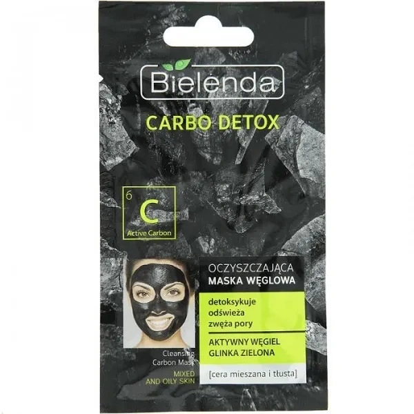 Bielenda BIELENDA Carbo Detox maska węglowa do twarzy c. mi