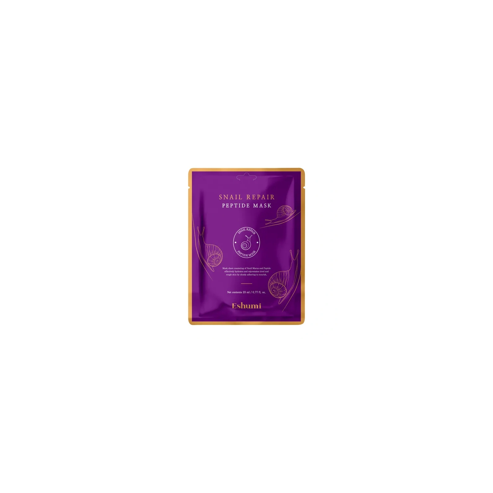 ESHUMI Repair Snail Peptide Mask maska do twarzy w płacie 23ml