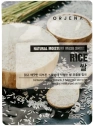 ORJENA Natural Moisture Mask Sheet maska w płacie rozświetlająca Rice