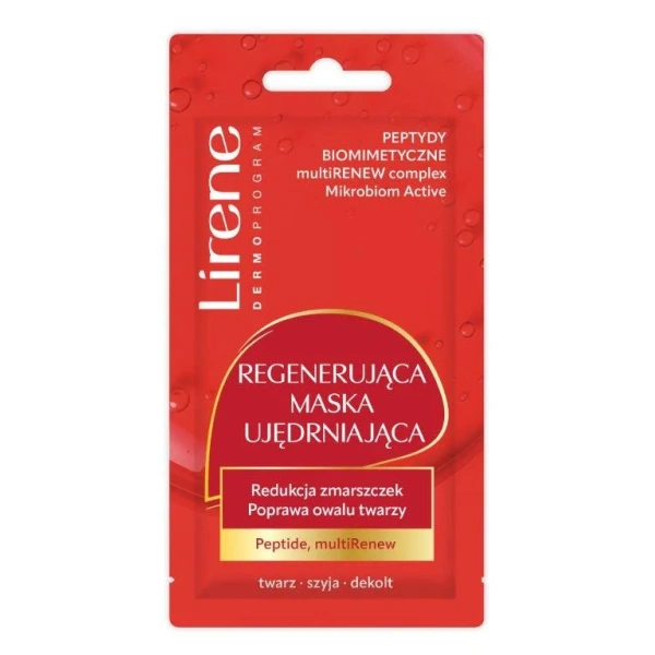 LIRENE Dermoprogram Regenerująca maska do twarzy ujędrniająca 8ml